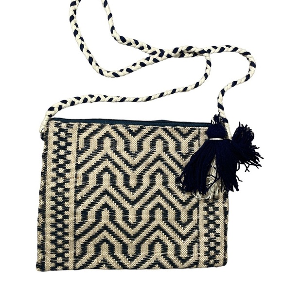 Panache Stunning Woven Purse Cross Body Bag - Picture 2 of 4